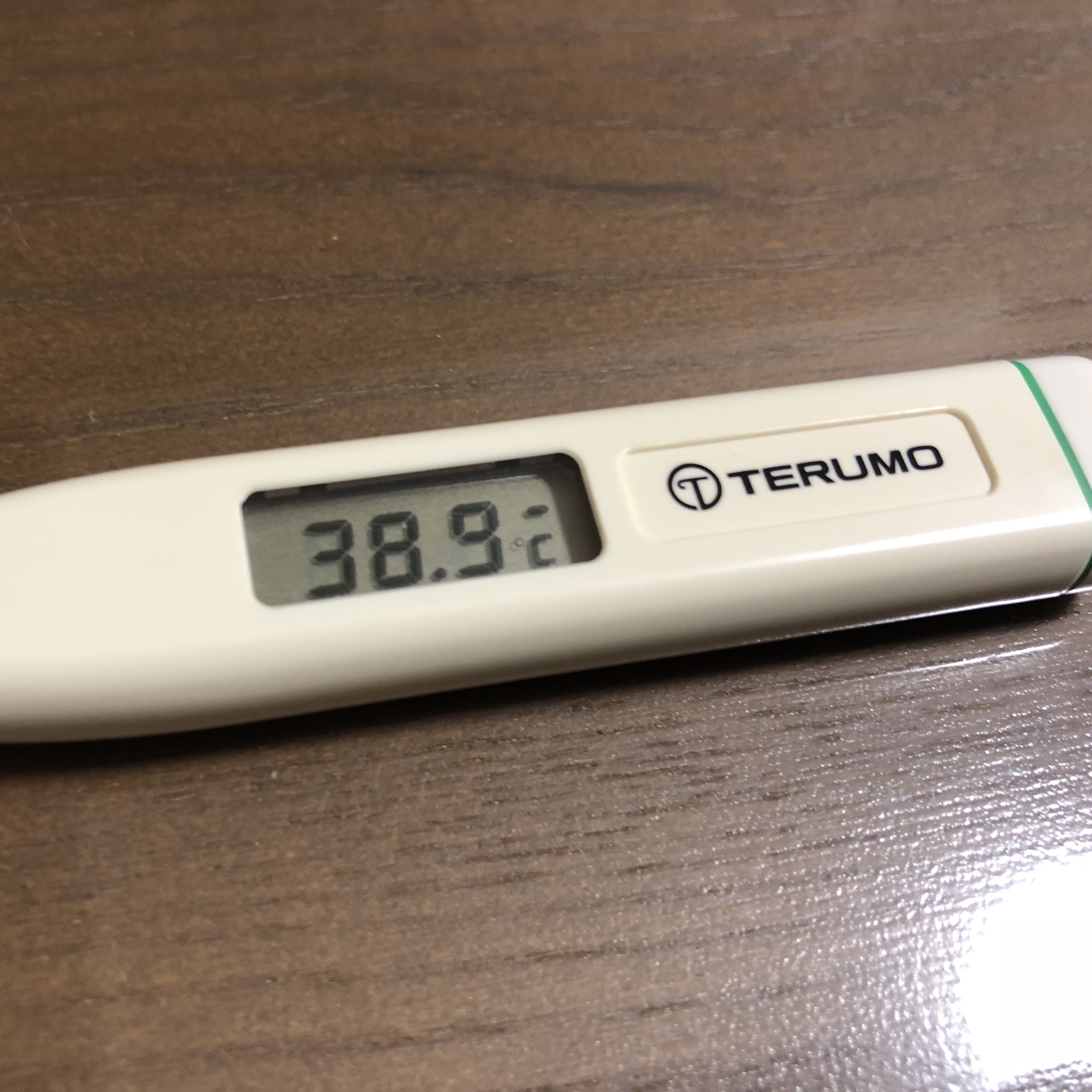 熱が出て風邪を引いた時に使えるライフハック体温計は写真に