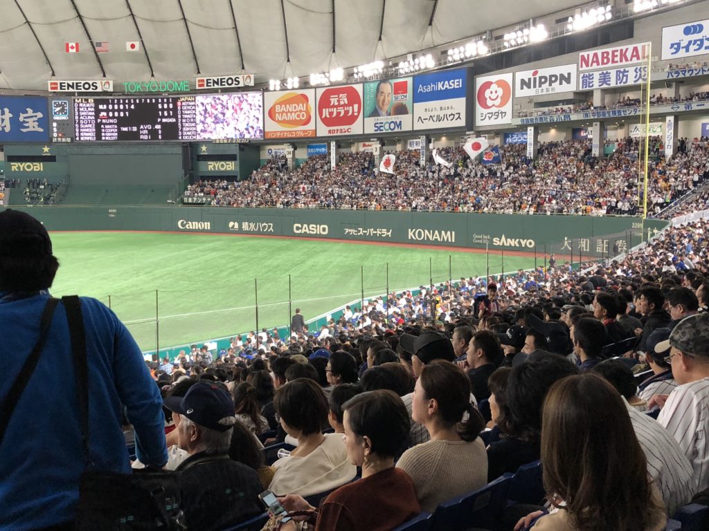 東京ドームエキサイトシートで初観戦！この席はすごい！大興奮の野球 